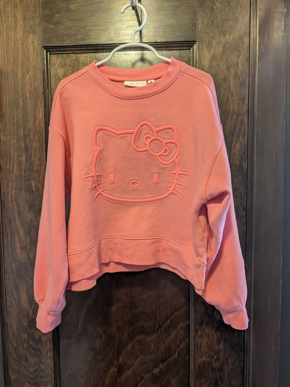 The Children's Place Pink Hello Kitty Embossed Sweatshirt